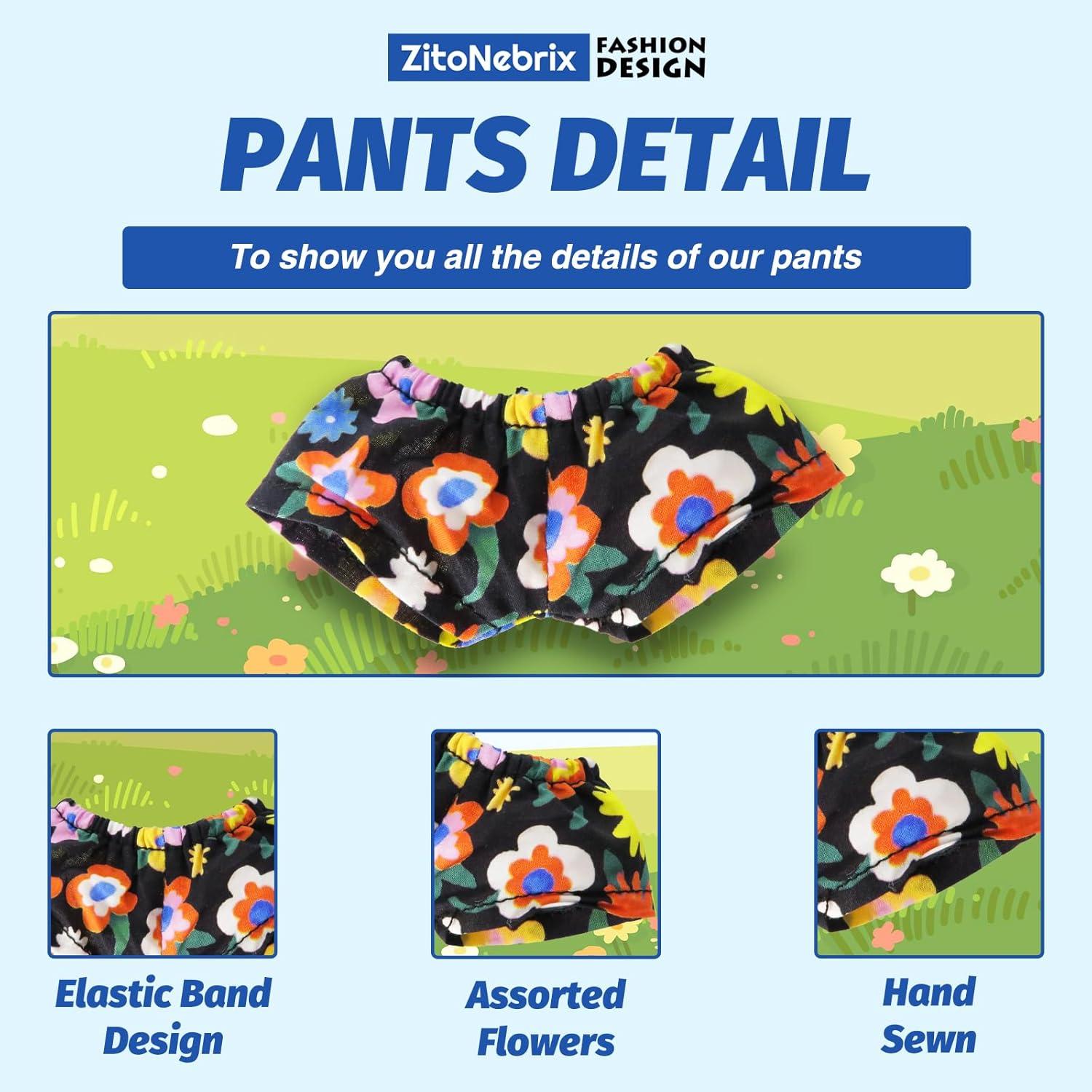 Conjunto de Ropa para Muñecas 4 Piezas - Traje Negro Casual