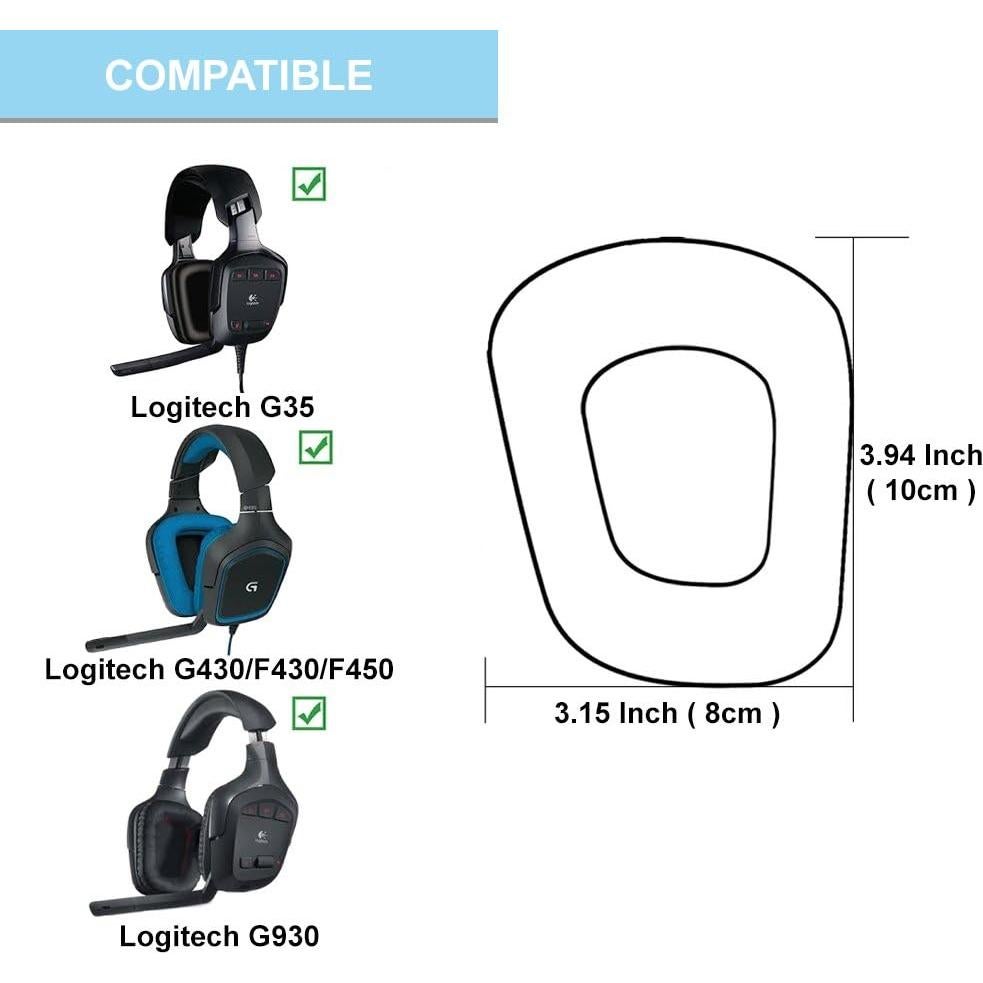 Almohadillas de Reemplazo para Auriculares Logitech G - MMOBIEL