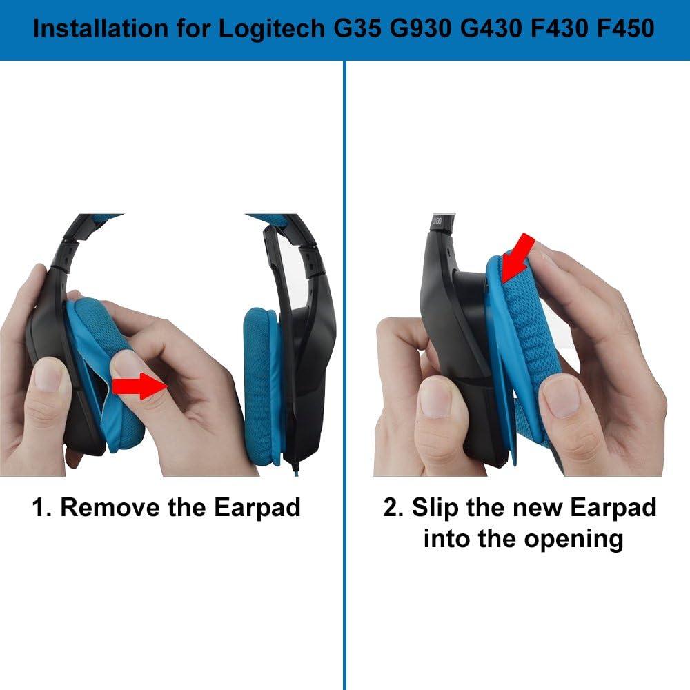 Almohadillas de Reemplazo para Auriculares Logitech G - MMOBIEL