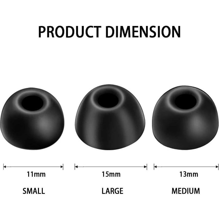 Puntas de oído silicona 6 pares S/M/L para Beats Studio Buds+