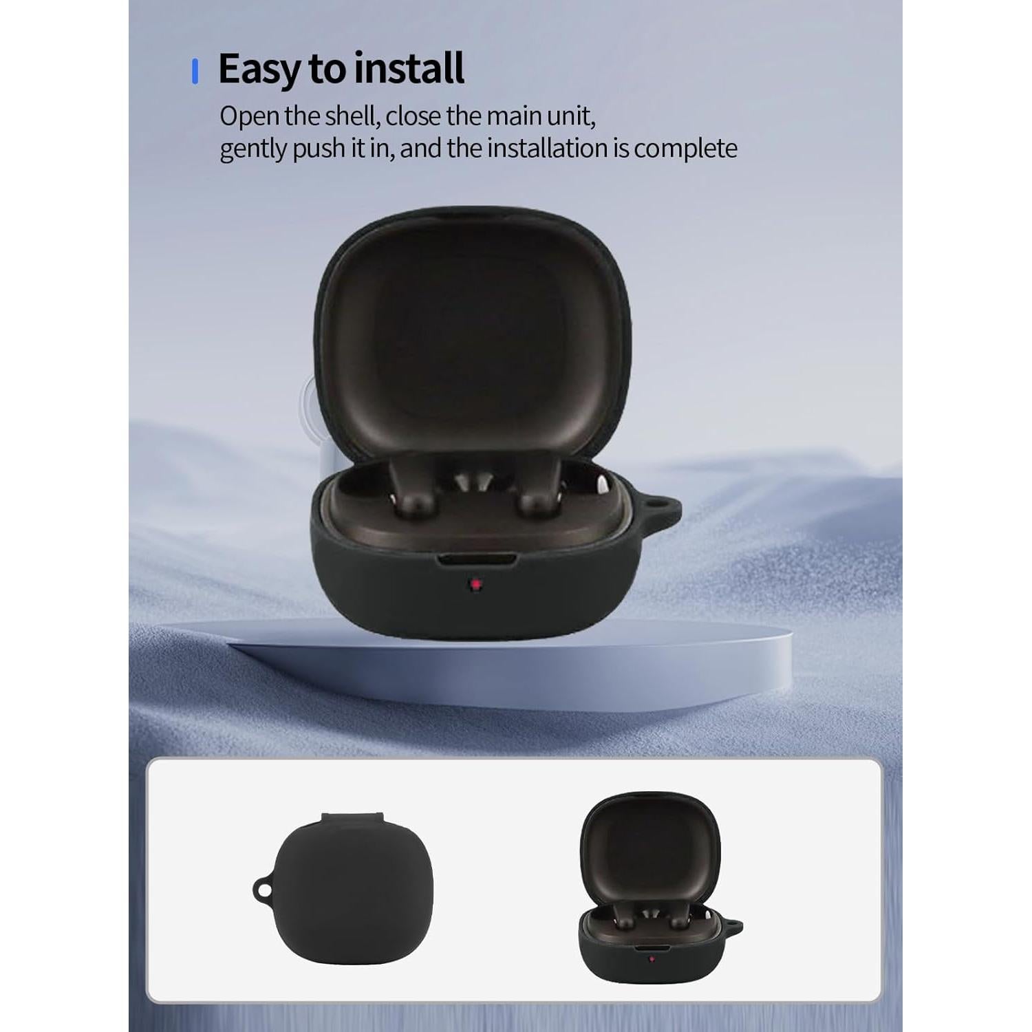 Funda de Silicona para Auriculares Inalámbricos Anker P20i - Negro