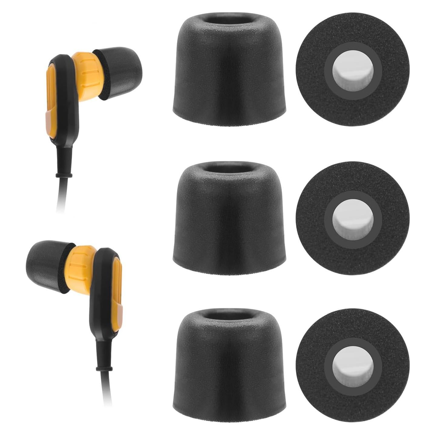 Espumas de Reemplazo Klowcok para Auriculares DEWALT - 3 Pares Mediano
