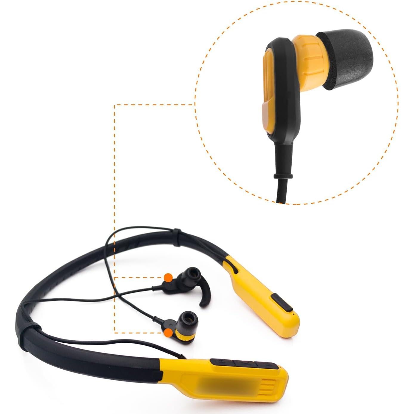 Espumas de Reemplazo Klowcok para Auriculares DEWALT - 3 Pares Mediano