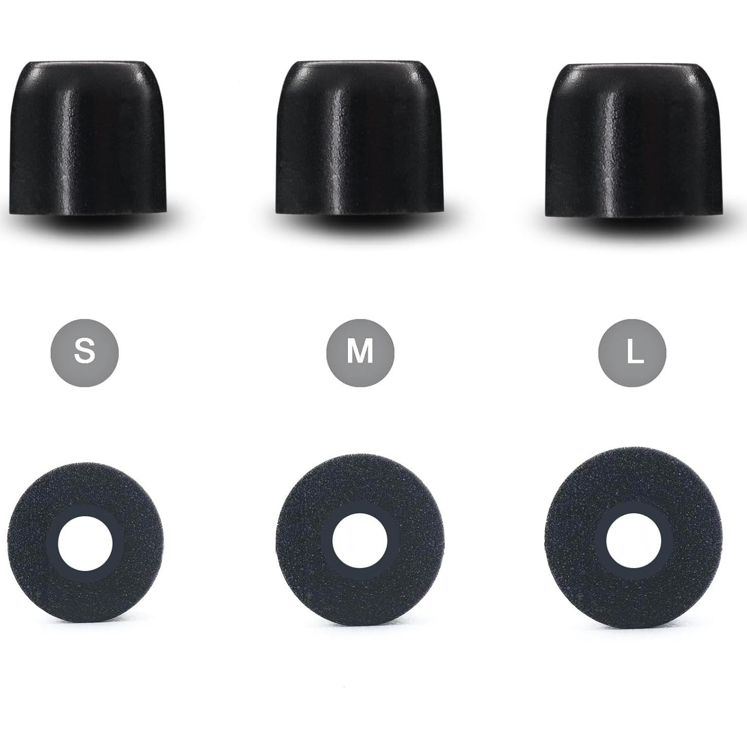 Espumas de Reemplazo Klowcok para Auriculares DEWALT - 3 Pares Mediano