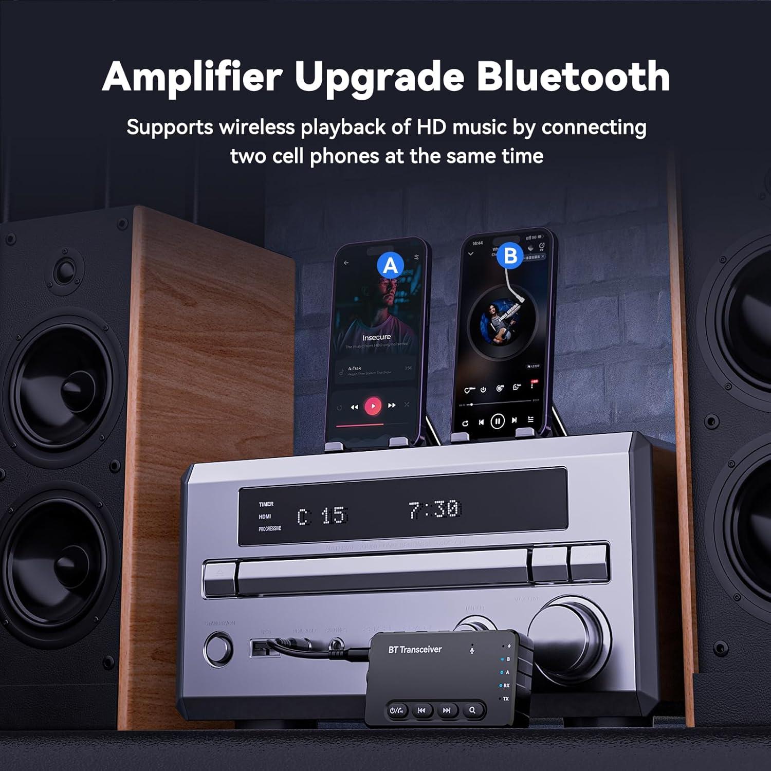 Transmisor Receptor Bluetooth A3 Pro MakerHawk 5.2 300mAh