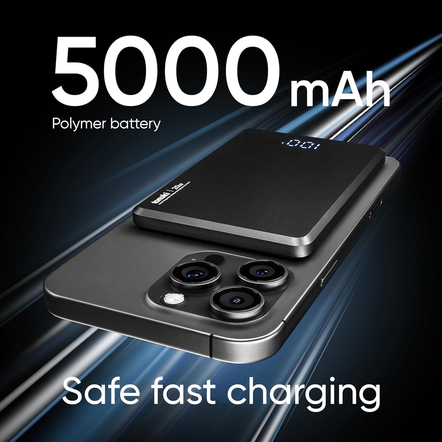 Banco de Poder Inalámbrico 10000mAh Remax RPP-107 Negro