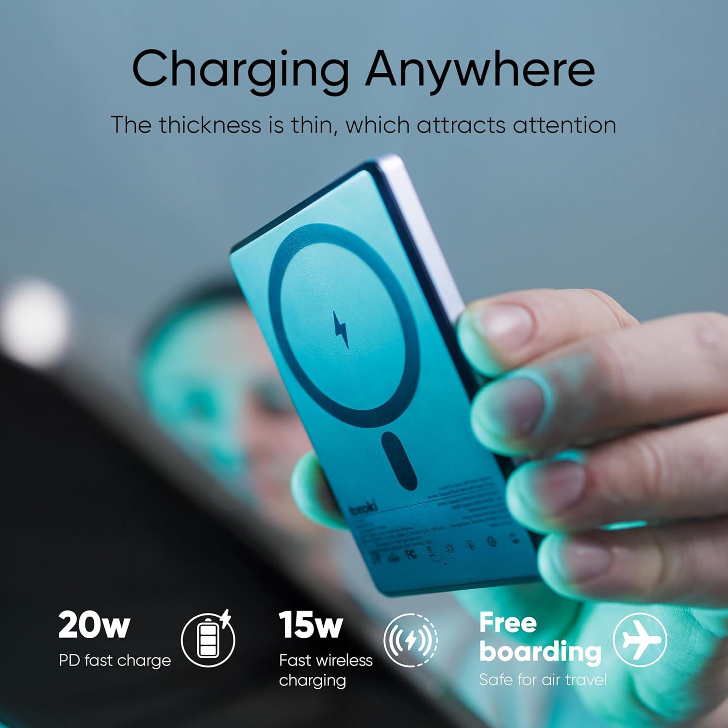 Banco de Poder Inalámbrico 10000mAh Remax RPP-107 Negro