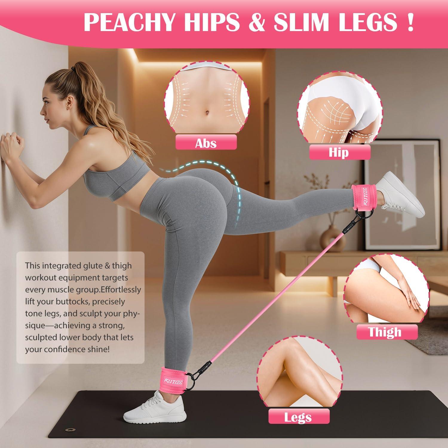 Conjunto de Bandas de Resistencia KUTIZE para Tobillos y Cadera