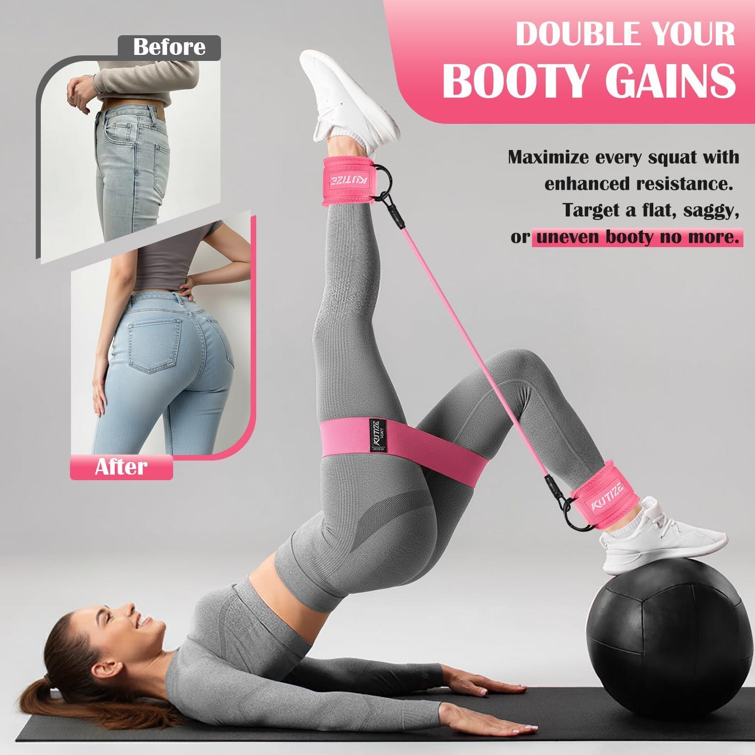 Conjunto de Bandas de Resistencia KUTIZE para Tobillos y Cadera