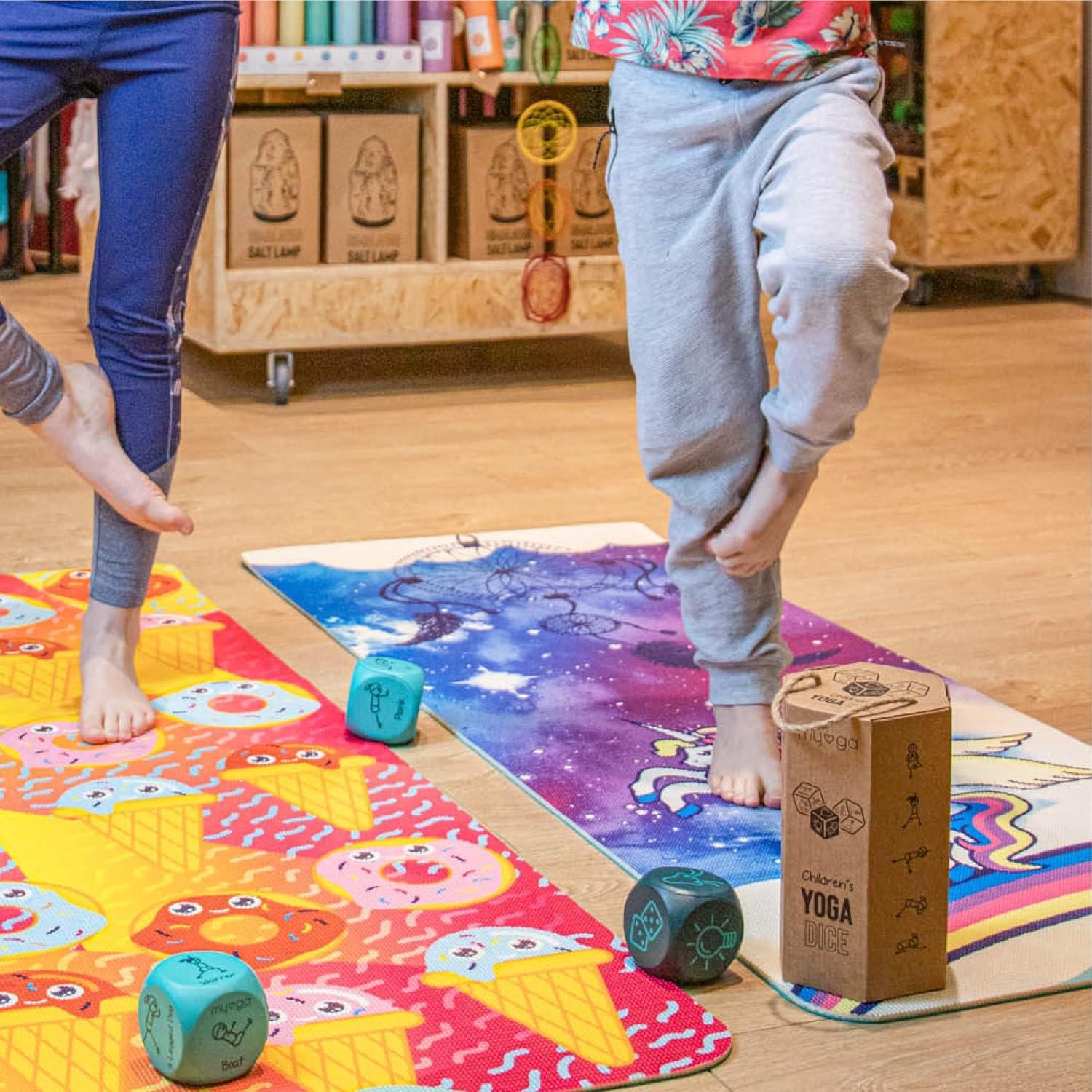 Esteras de Yoga para Niños Myga 6mm Antideslizante Ecológica