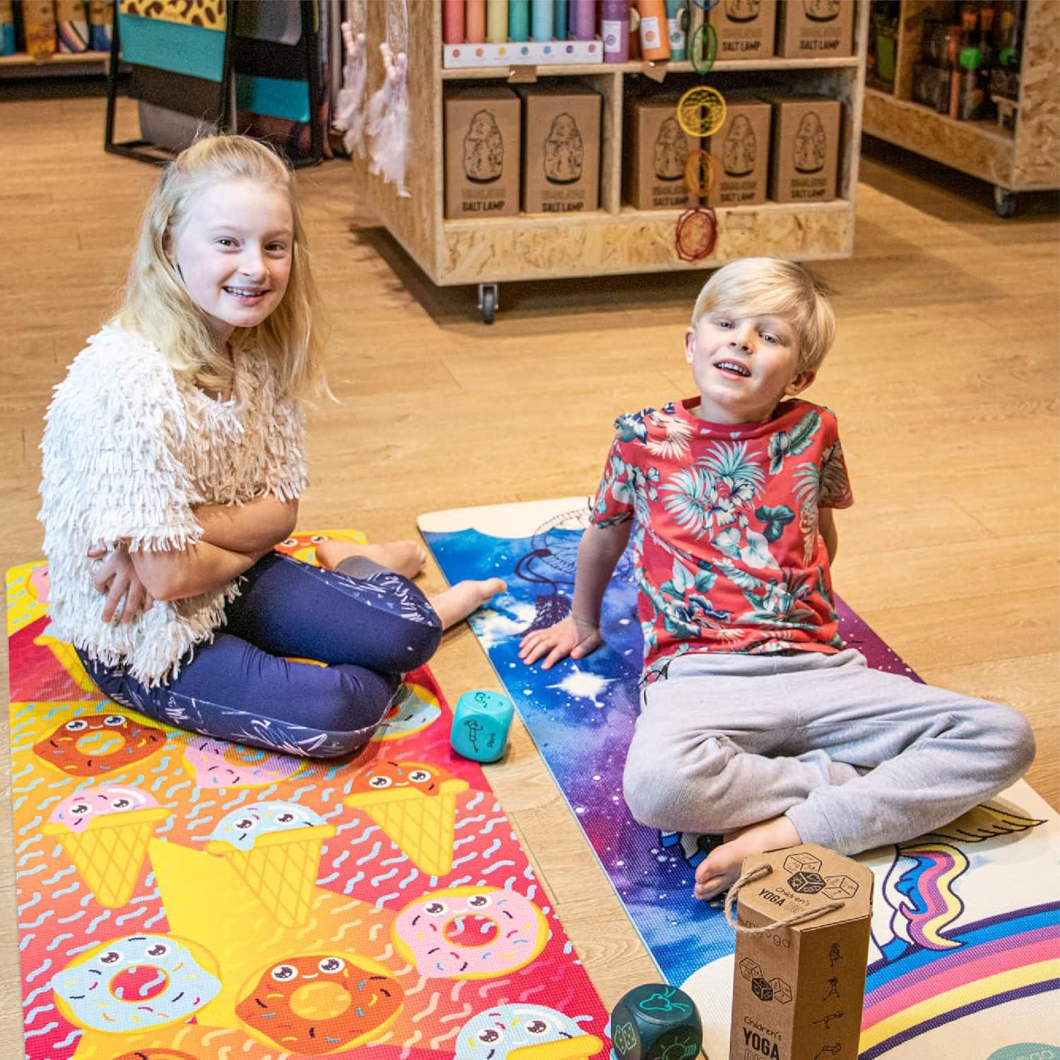 Esteras de Yoga para Niños Myga 6mm Antideslizante Ecológica