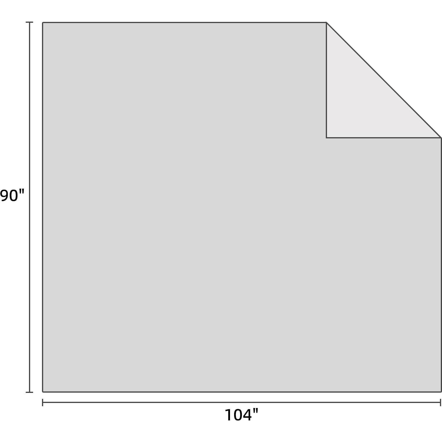 Manta de Muselina PHF 100% Algodón King 264x229 cm Blanca
