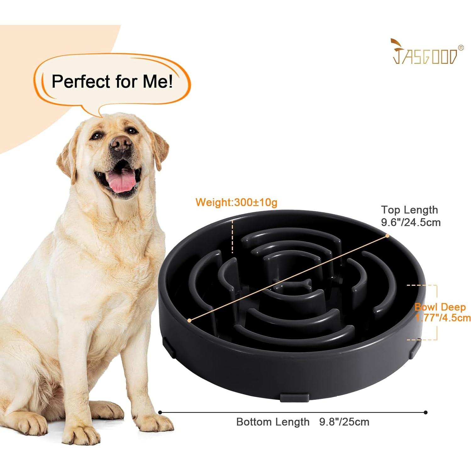 Cuenco Antiahogo para Perros Grandes JASGOOD - 25 cm