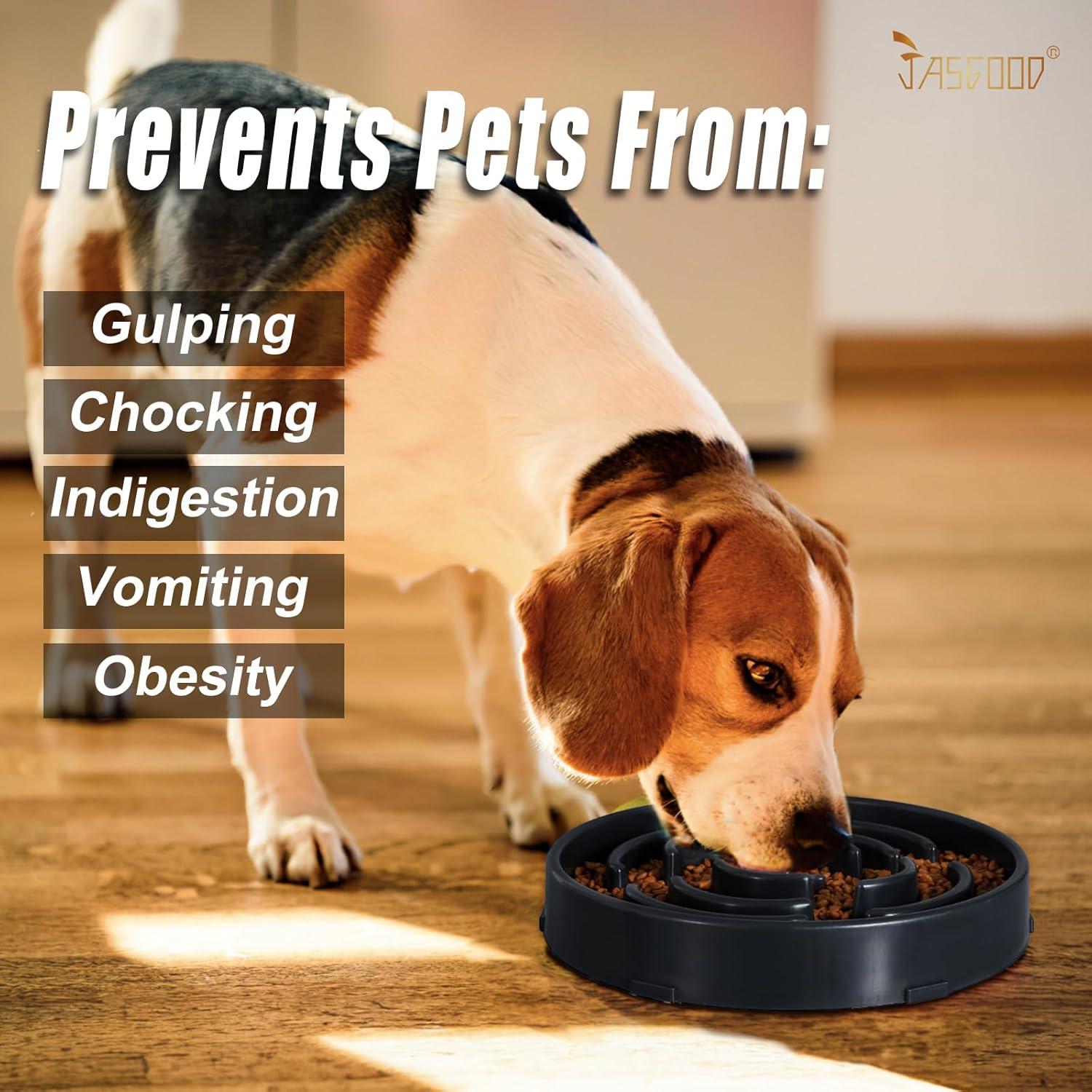 Cuenco Antiahogo para Perros Grandes JASGOOD - 25 cm