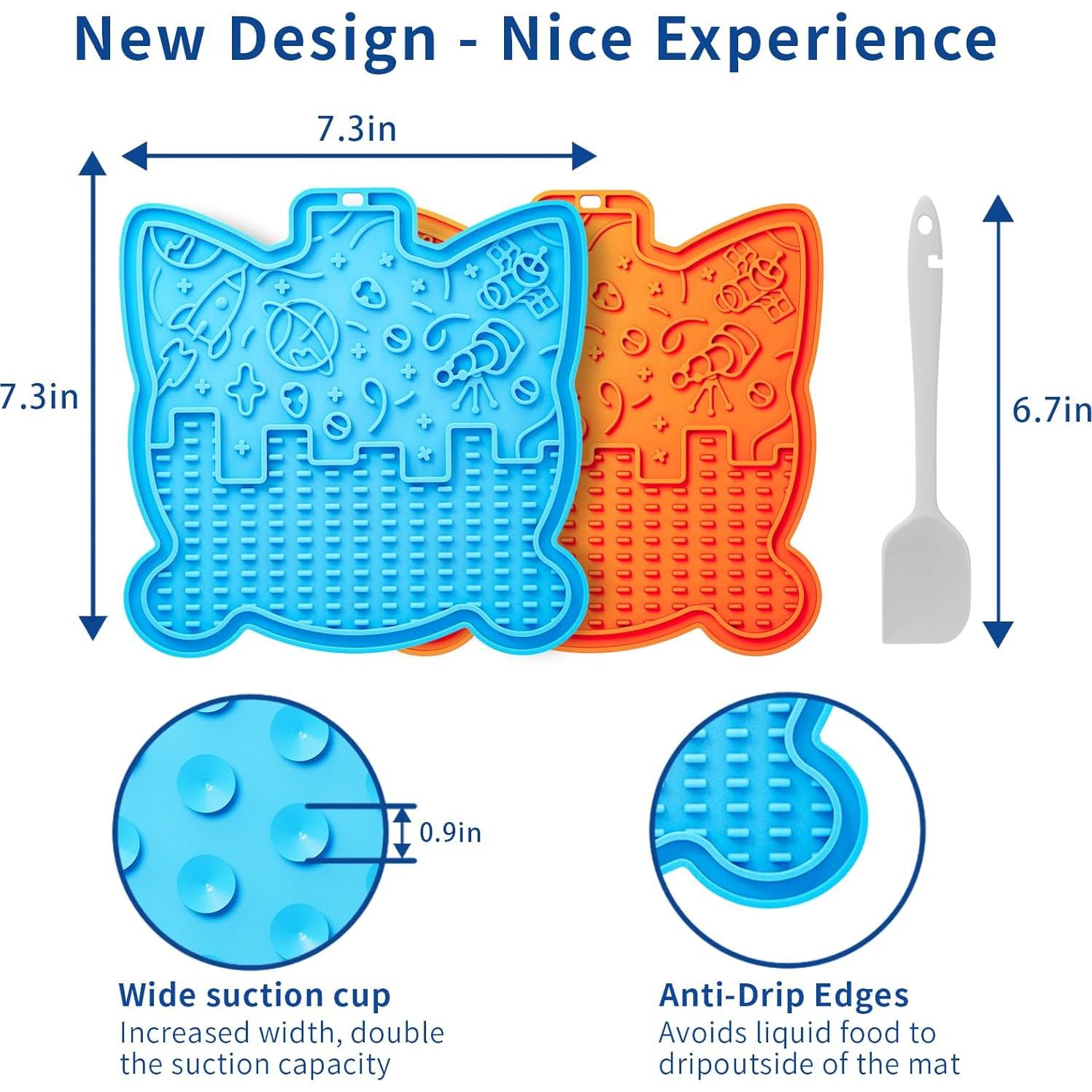 Alfombrilla de Lamido para Perros y Gatos LPFLASAT 3 Pack