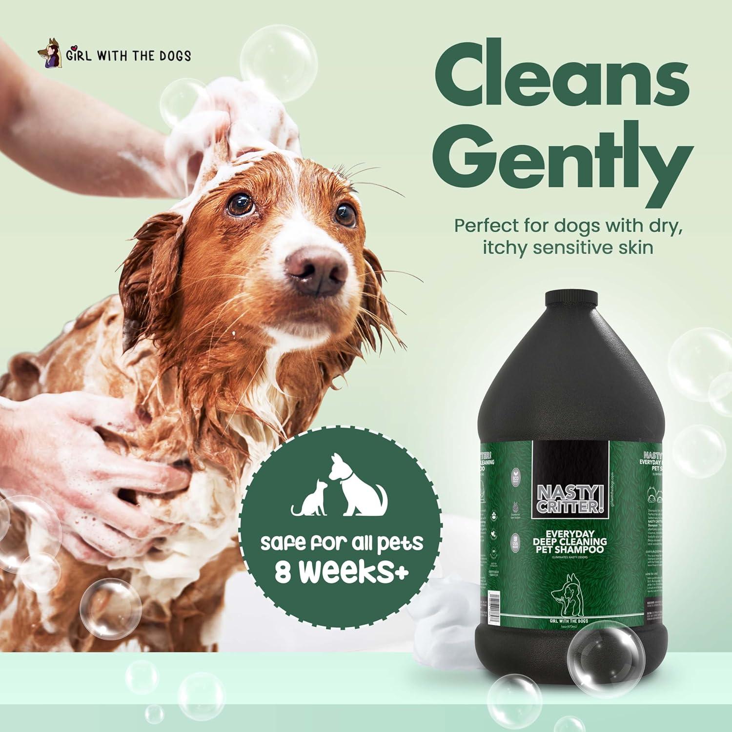 Champú para Perros Nasty Critter! Chica Con Los Perros 3.78L