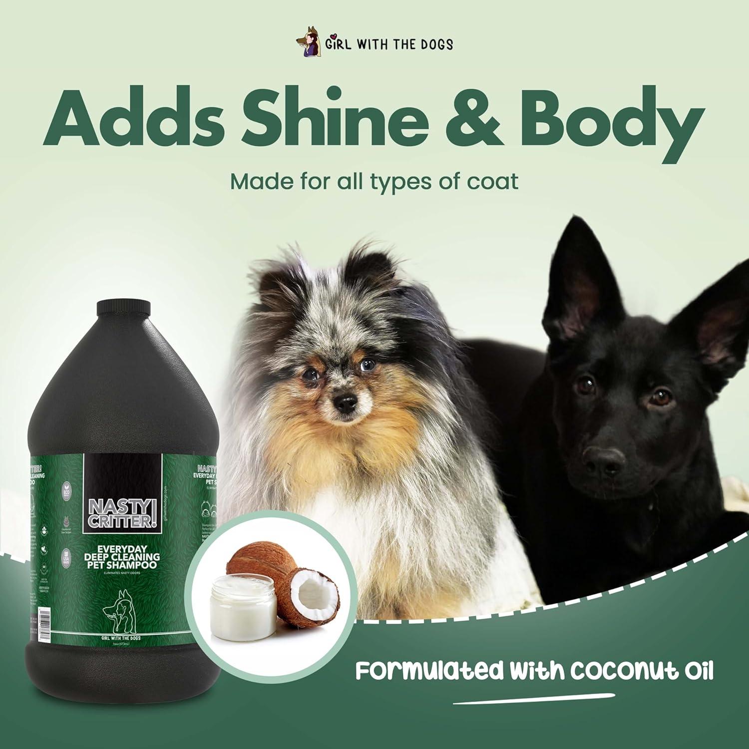 Champú para Perros Nasty Critter! Chica Con Los Perros 3.78L