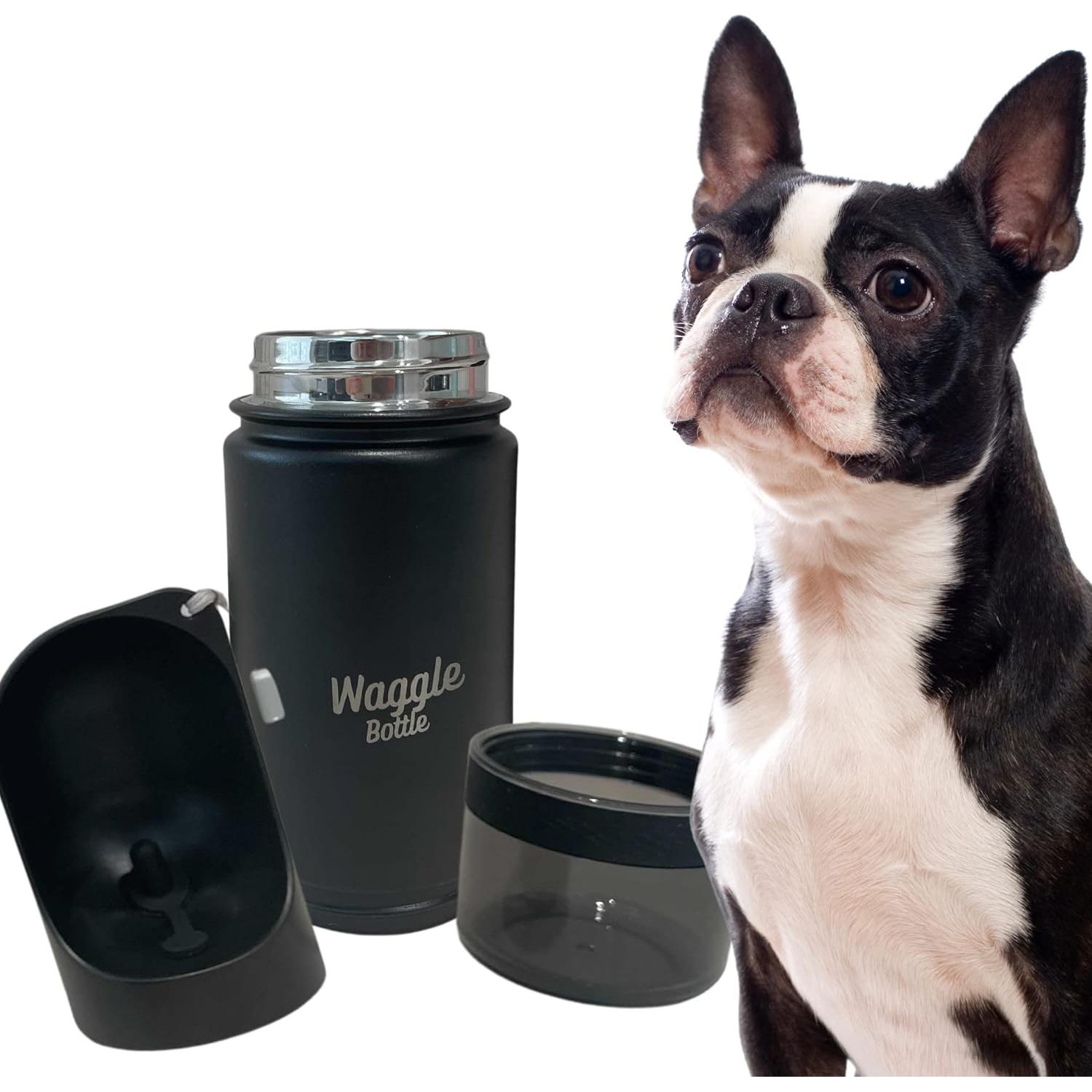 Botella de Agua para Perros Waggle 414ml Acero Inoxidable