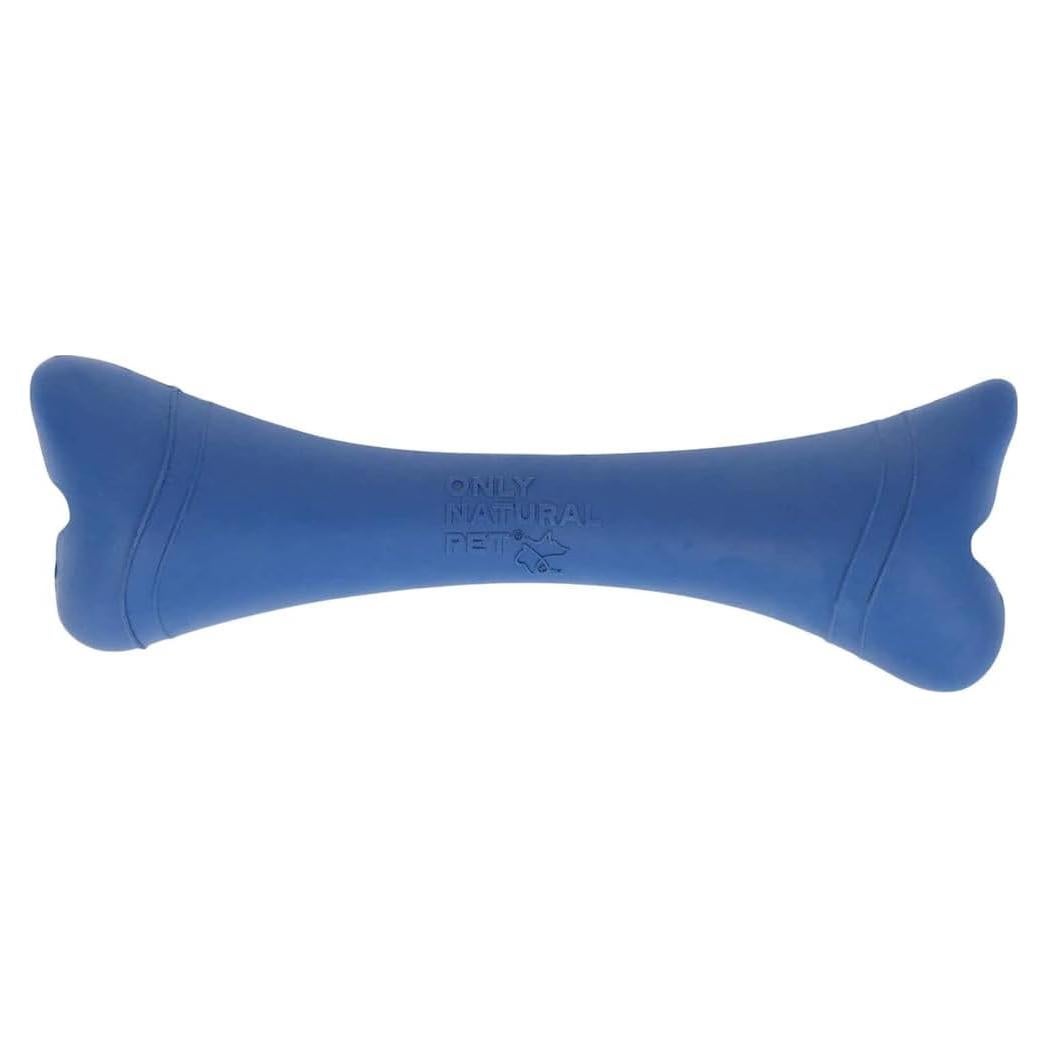 Hueso Bobble Solo Natural Mascota - Juguete Interactivo Azul