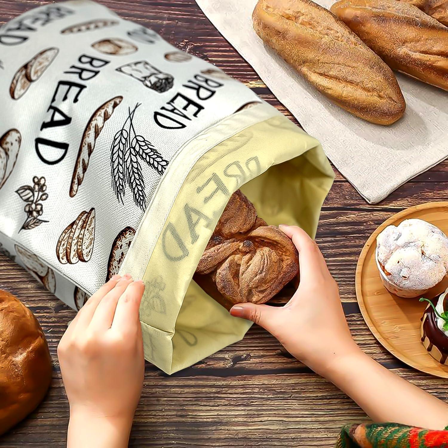 Bolsas de Pan Reutilizables PACOTK 31.8x40.6 cm Cera de Abeja