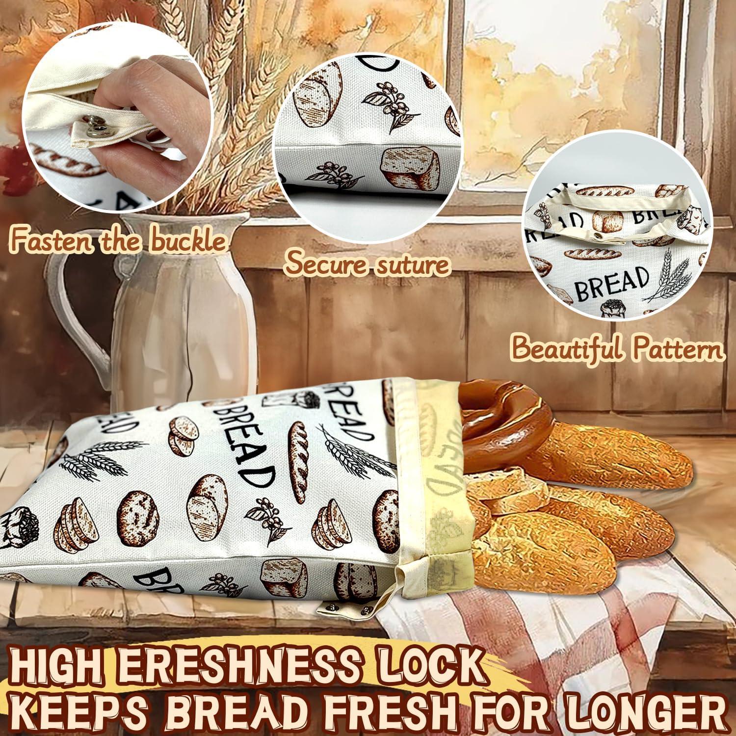 Bolsas de Pan Reutilizables PACOTK 31.8x40.6 cm Cera de Abeja