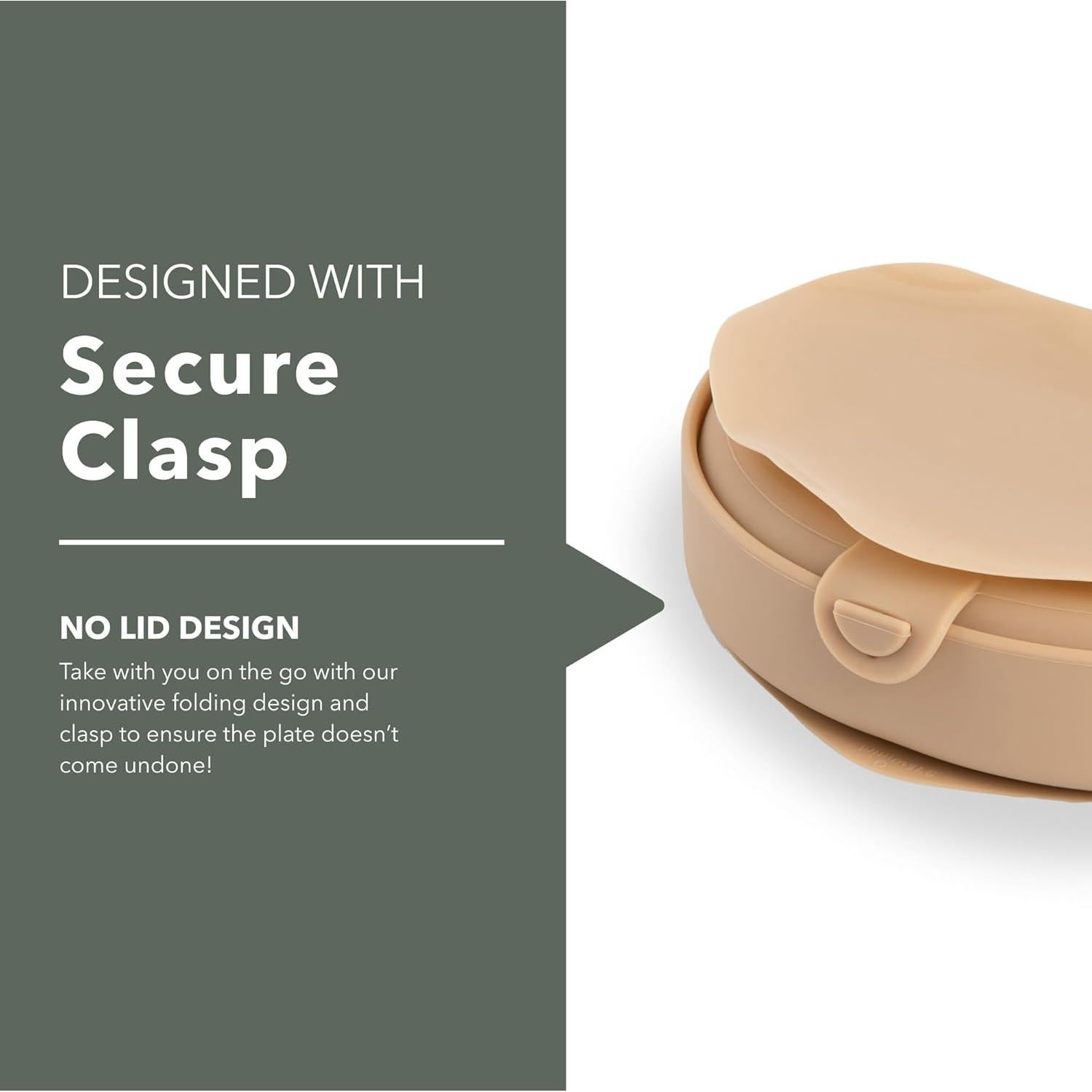 Plato de Viaje Miniware SLF de Silicona Plegable 21x15cm