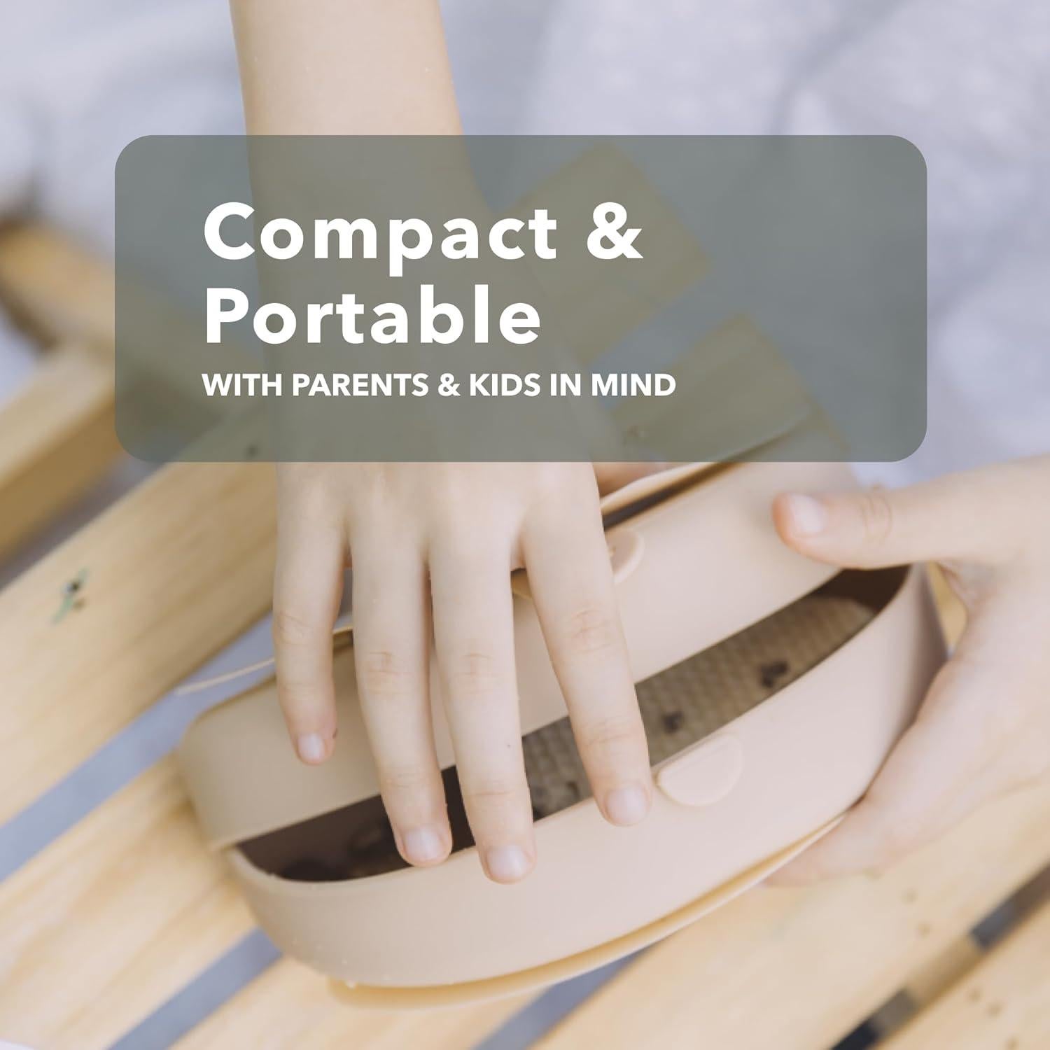 Plato de Viaje Miniware SLF de Silicona Plegable 21x15cm