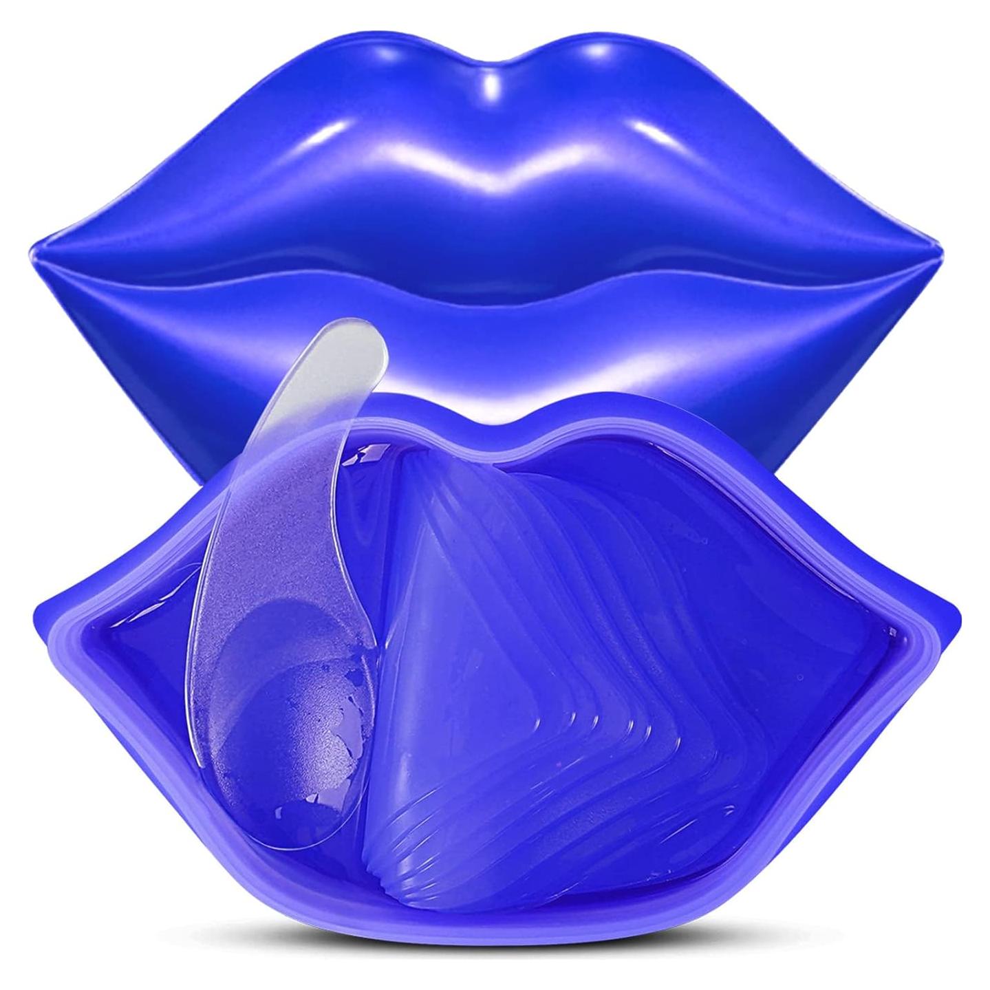 Mascarilla Hidratante para Labios Charm Kiss 20 Pcs Azul