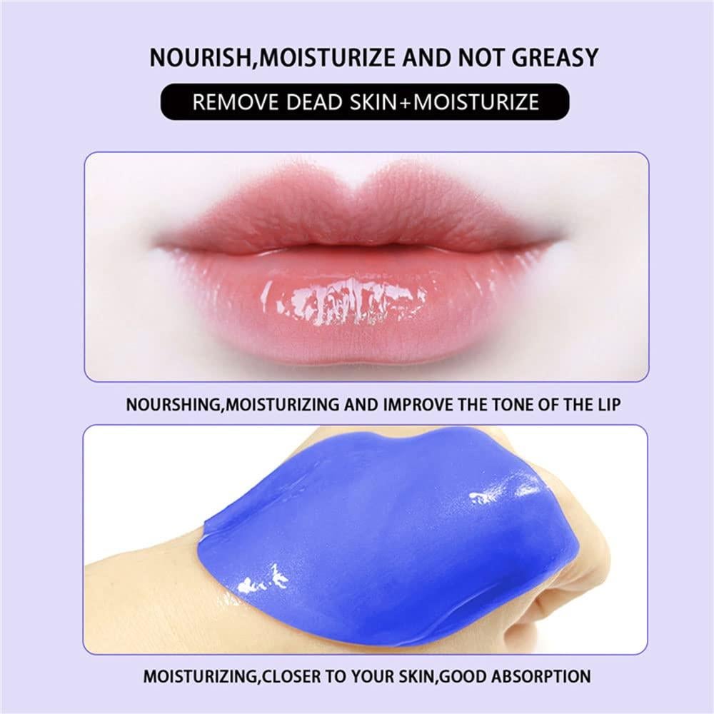 Mascarilla Hidratante para Labios Charm Kiss 20 Pcs Azul