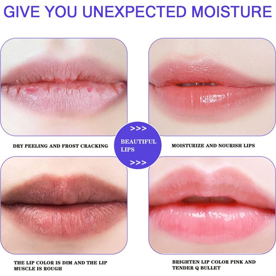 Mascarilla Hidratante para Labios Charm Kiss 20 Pcs Azul