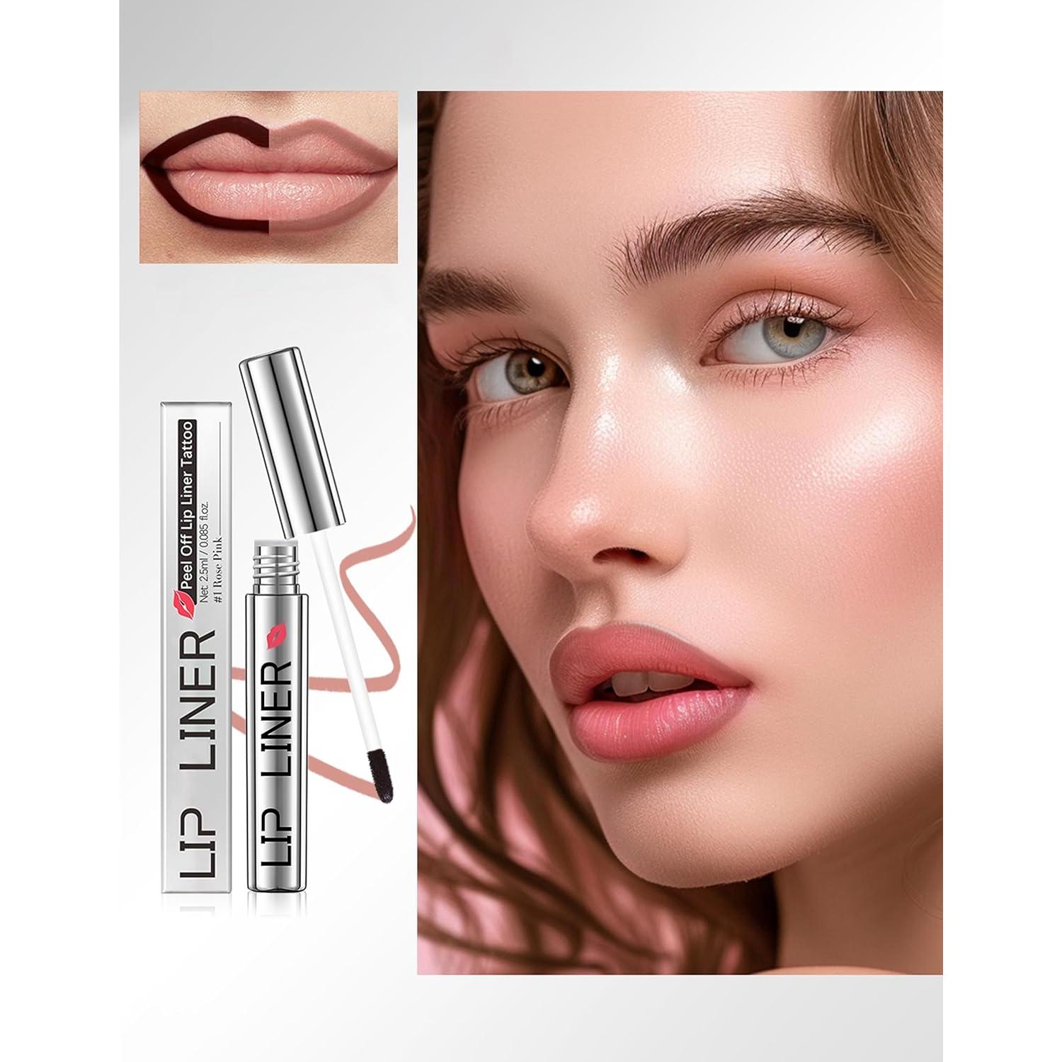 Tinte de Labios Erinde Peel Off Rosa Pink, Larga Duración