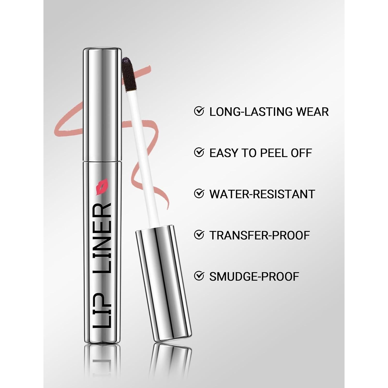 Tinte de Labios Erinde Peel Off Rosa Pink, Larga Duración