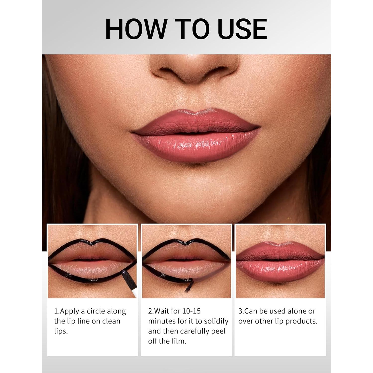 Tinte de Labios Erinde Peel Off Rosa Pink, Larga Duración