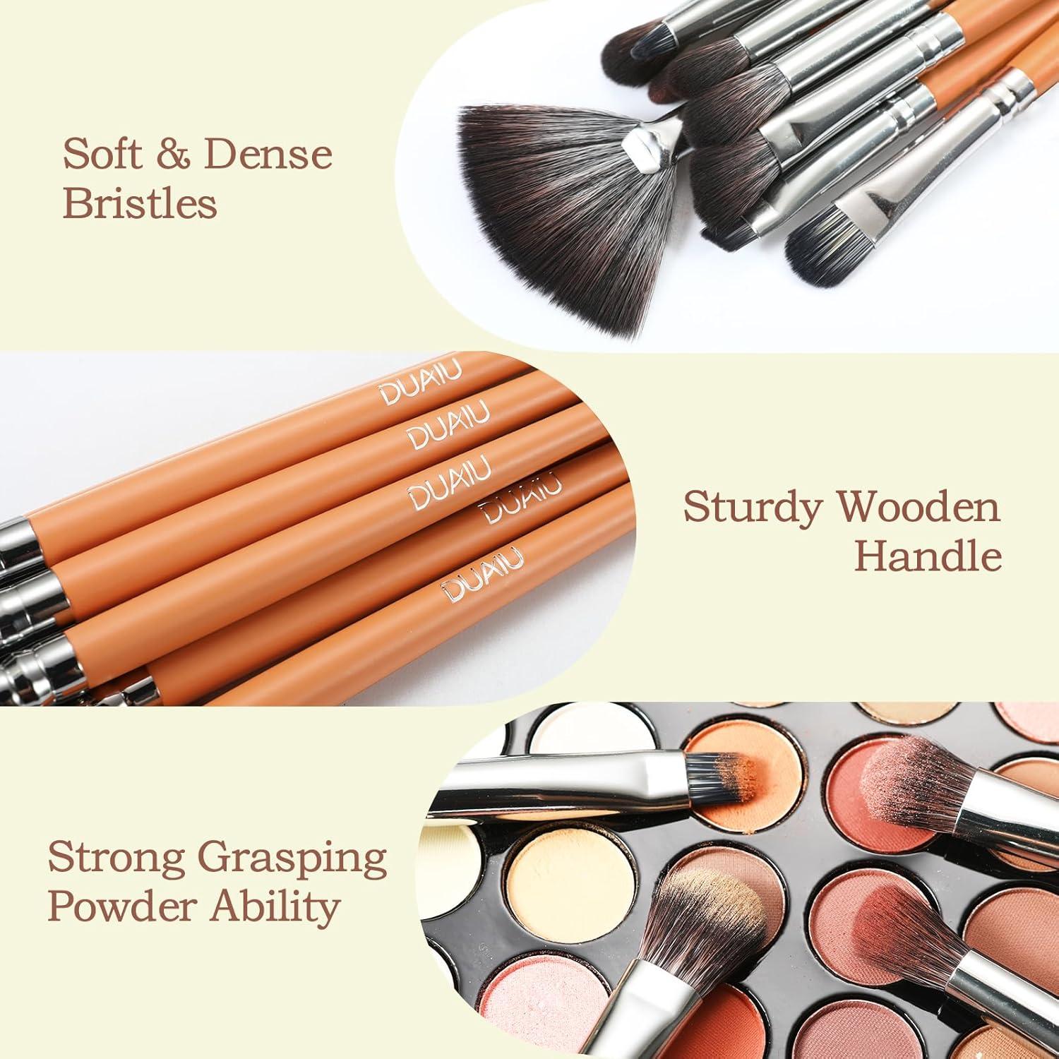 Conjunto de Brochas de Maquillaje para Ojos DUAIU 12Pcs