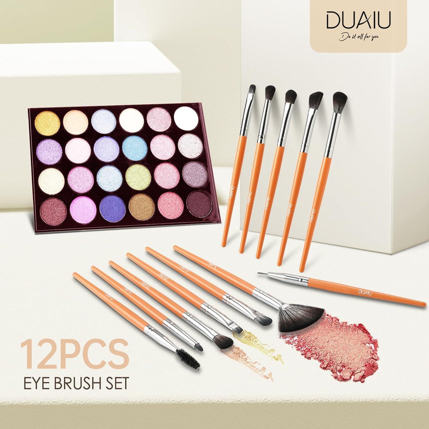 Conjunto de Brochas de Maquillaje para Ojos DUAIU 12Pcs
