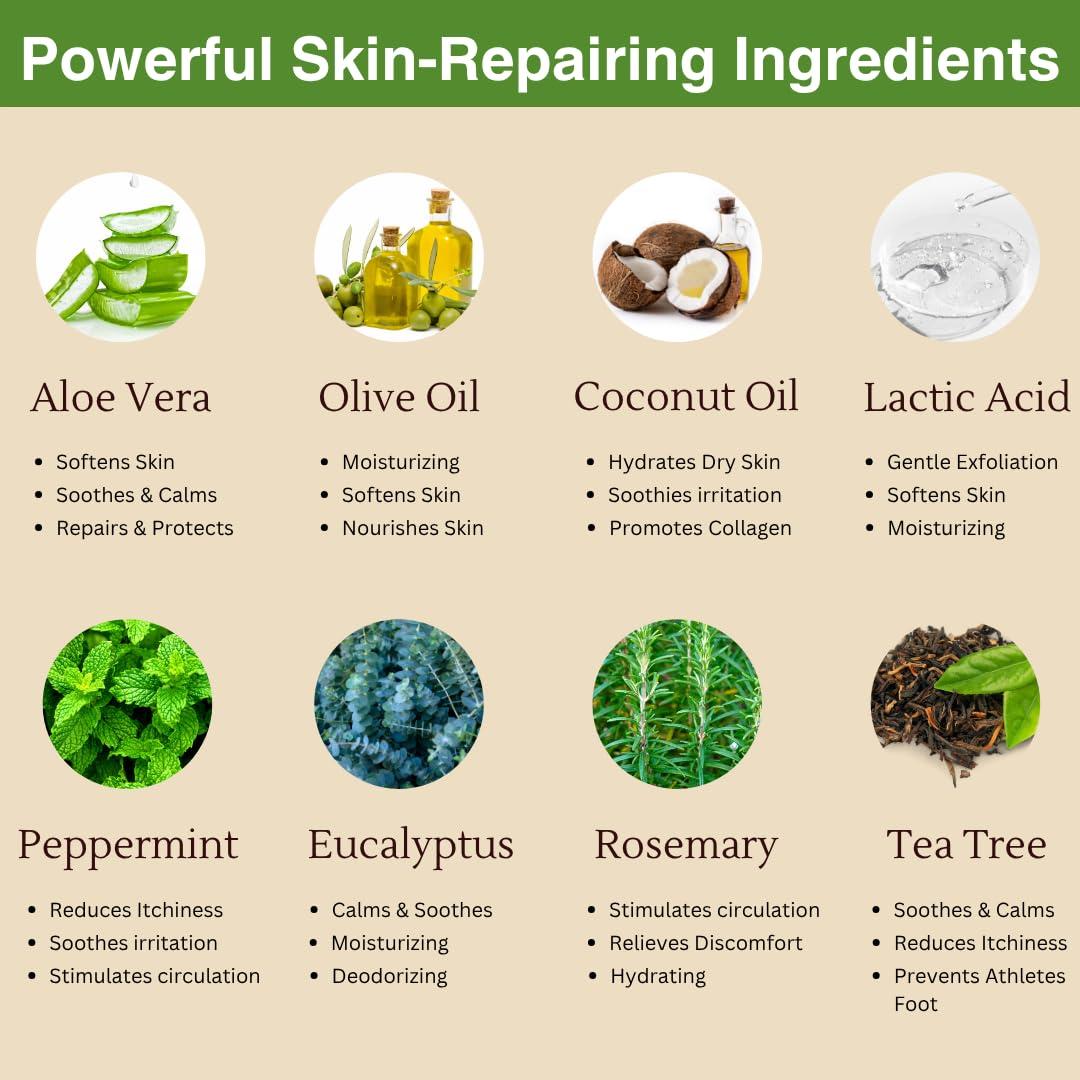 Crema hidratante para pies Natural Escapes 118.3 ml - Talones agrietados