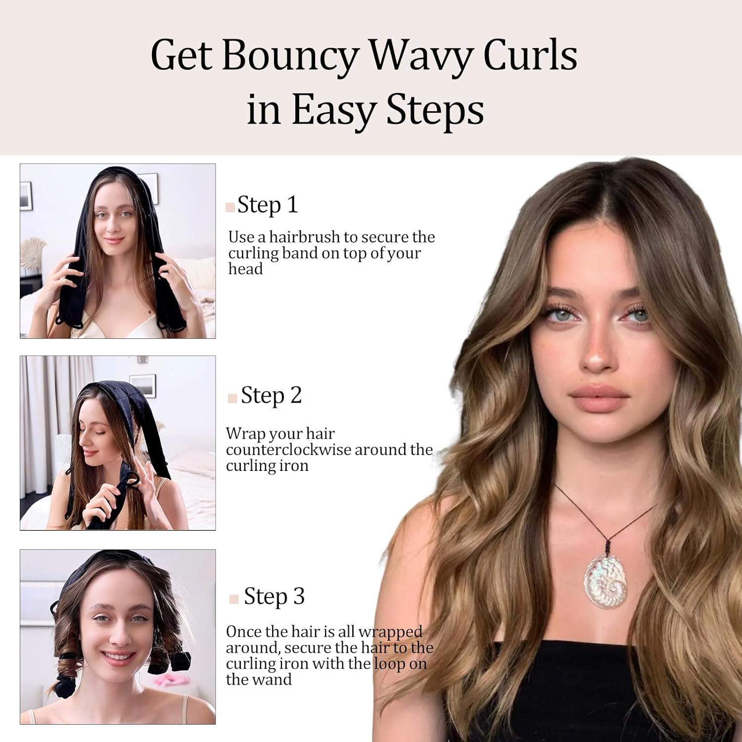 Rizadores Sin Calor para Dormir Shenghuabaihuodain - Negro