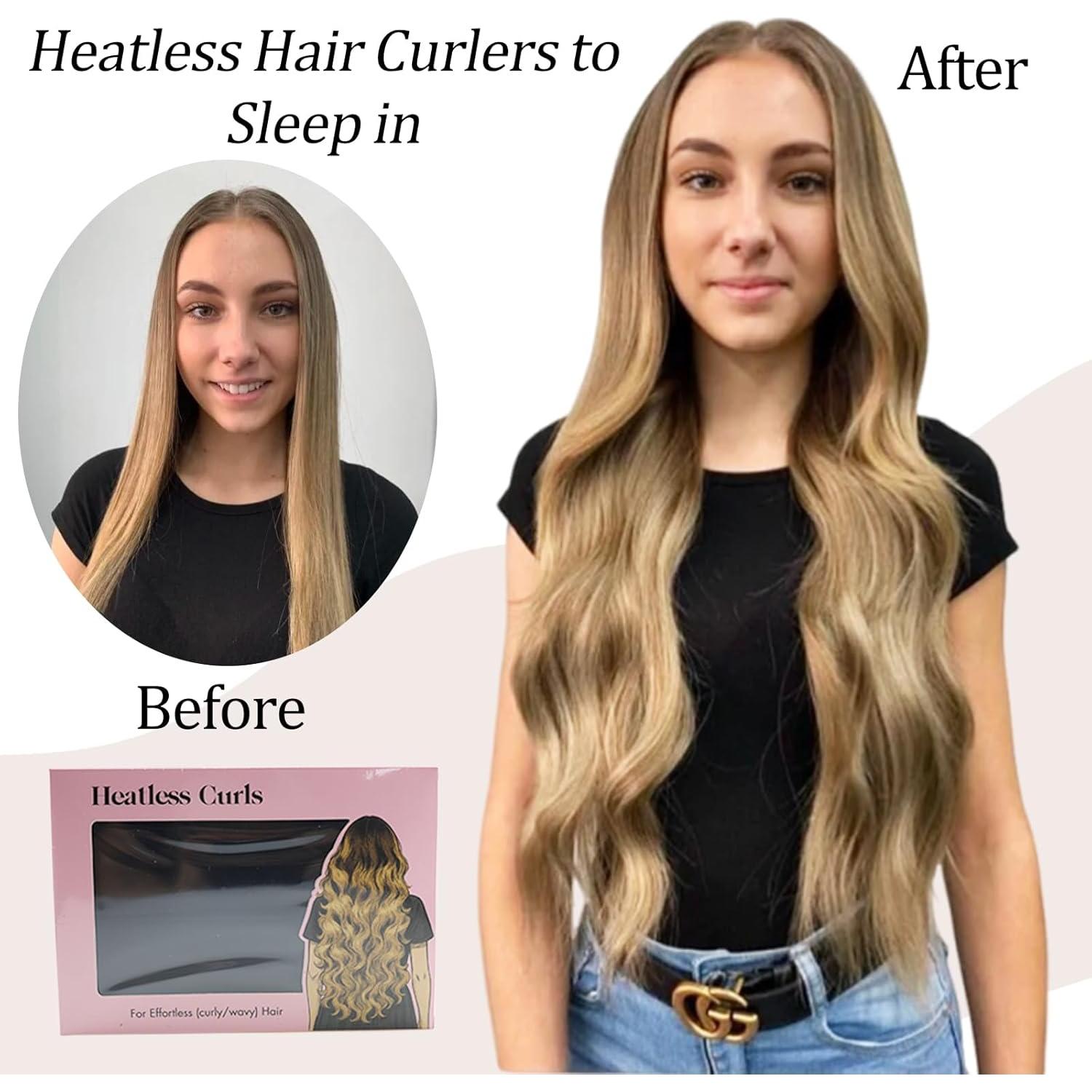 Rizadores Sin Calor para Dormir Shenghuabaihuodain - Negro