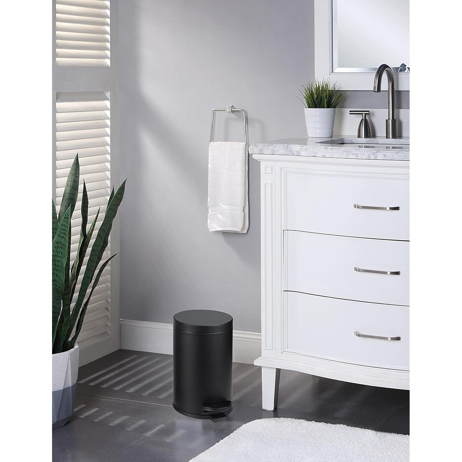 Cubo de Basura Redondo 4.5L SunnyPoint con Pedal y Cierre Suave