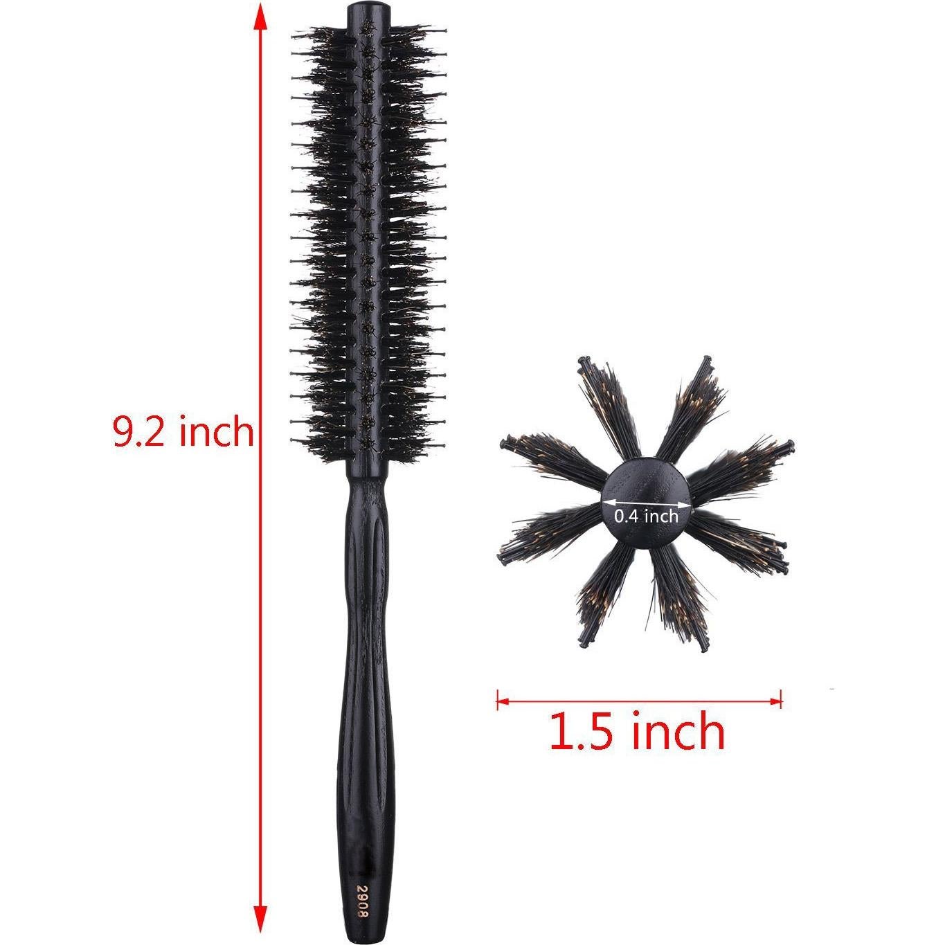 Cepillo Redondo Perfehair 3.81 cm Cerdas Naturales y Nylon