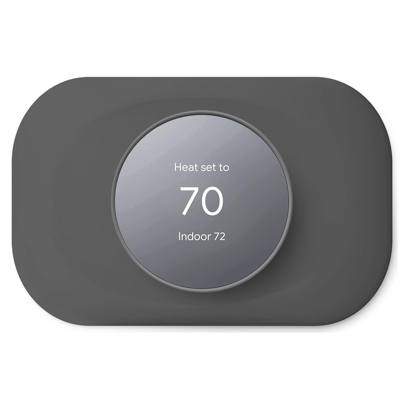 Cubierta de Placa de Pared para Termostato Nest Petrichor Gris