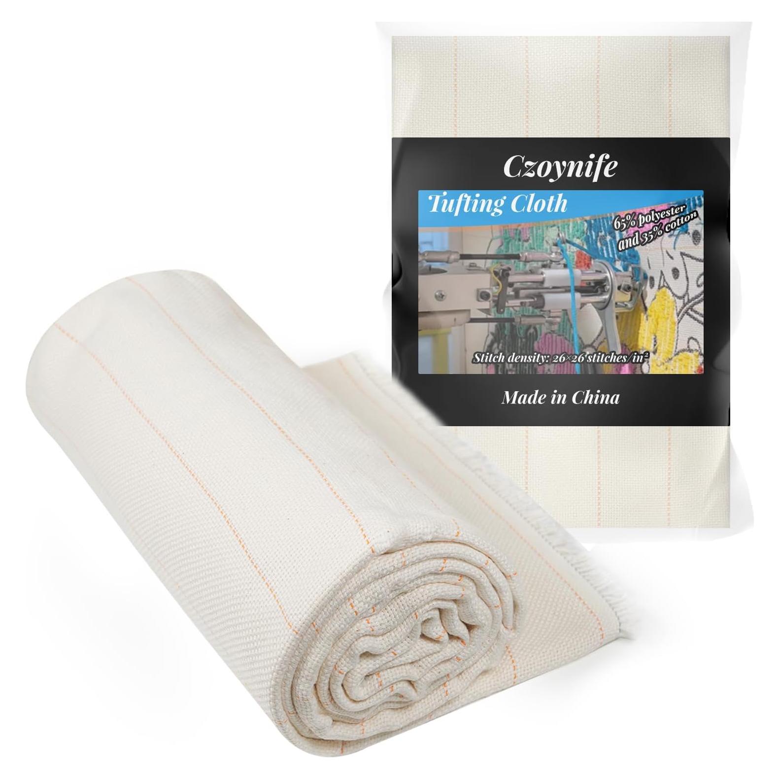 Tela de Tufting Premium Czoynife 101.6x101.6 cm con Líneas Marcadas