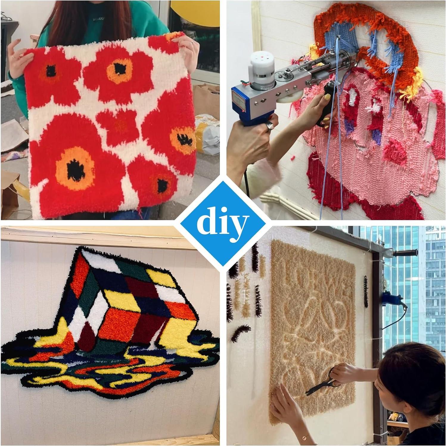 Tela de Tufting Premium Czoynife 101.6x101.6 cm con Líneas Marcadas