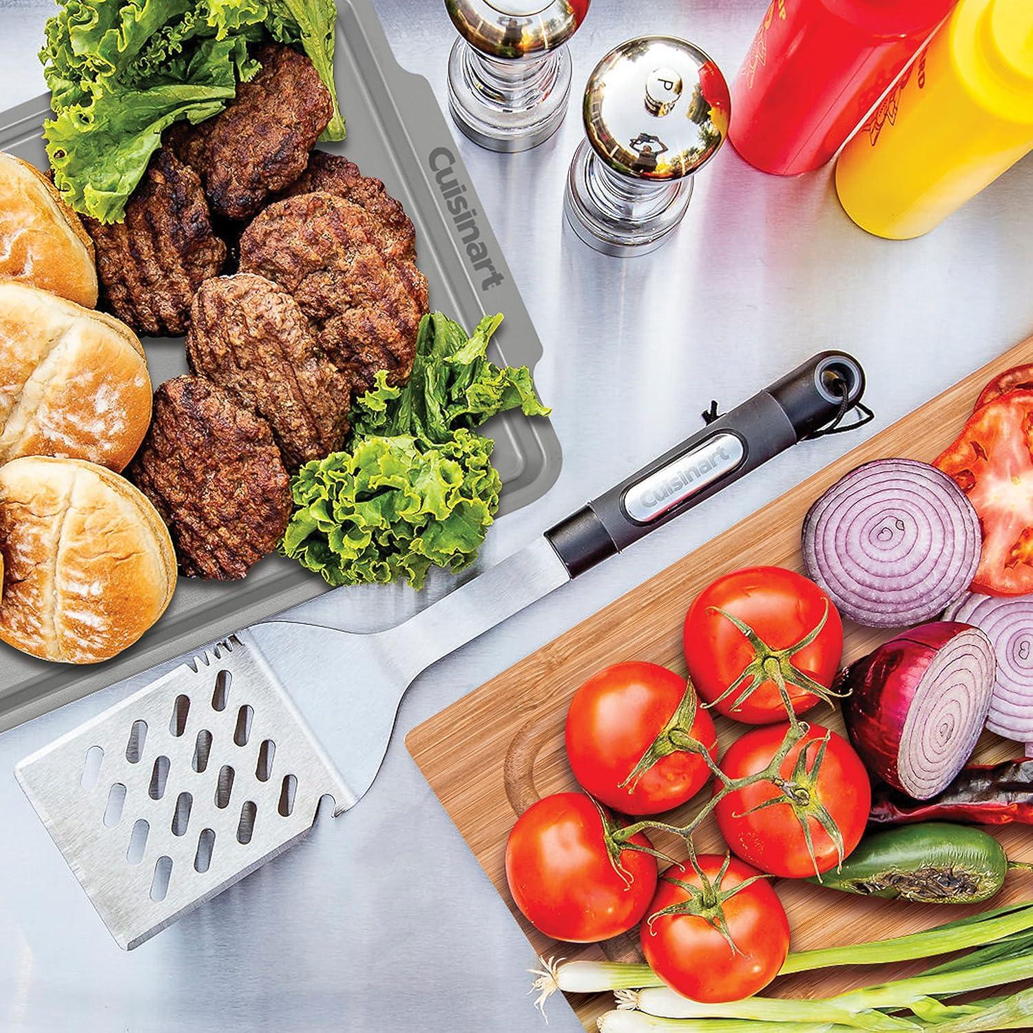 Tabla de Cortar de Bambú Cuisinart CPK-4884 con Bandeja Inoxidable