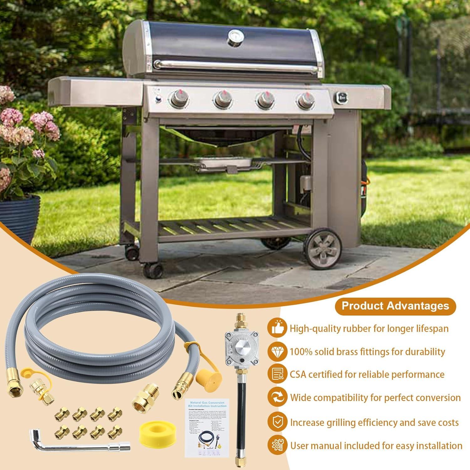 Kit de Conversión de Propano a Gas Natural Garsoo 10FT