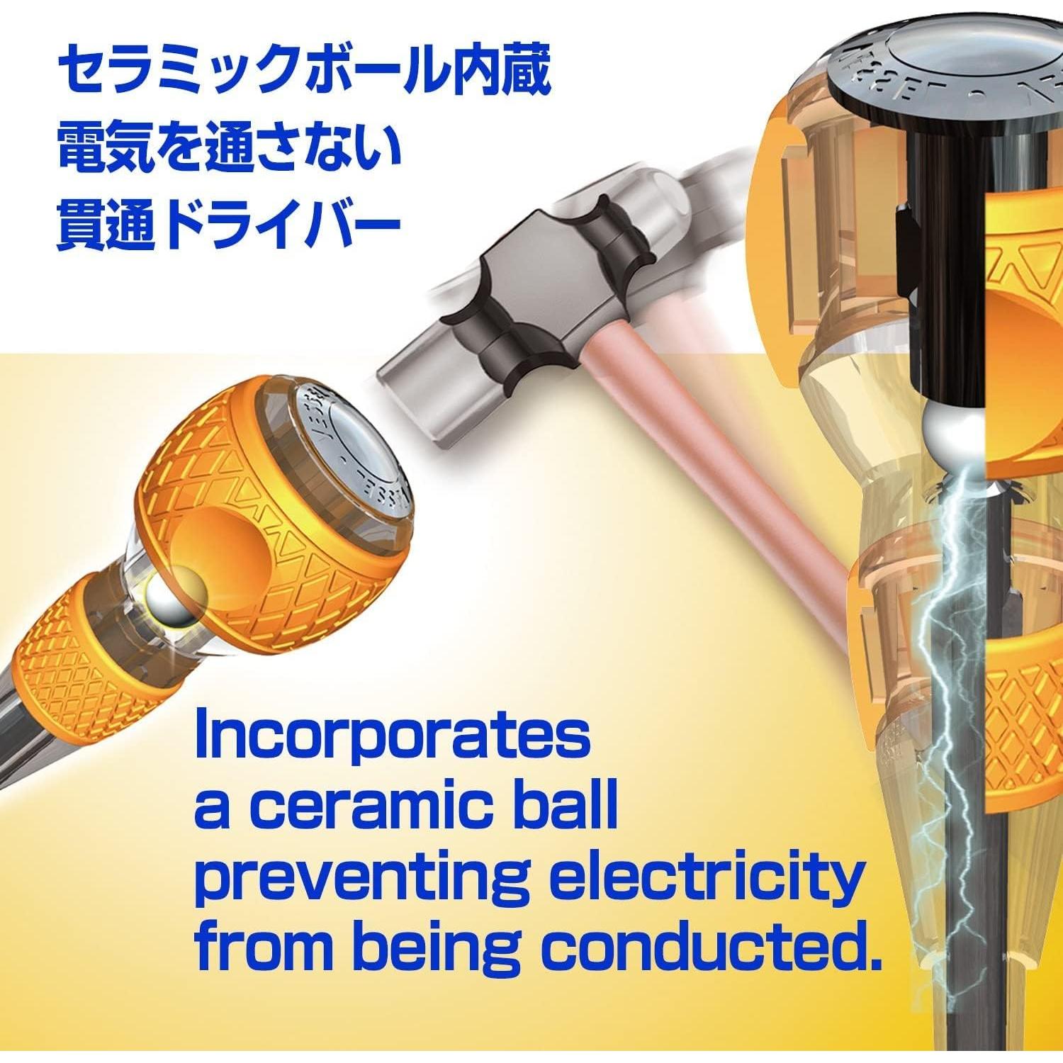 Agarre de Bola VESSEL 250 - 6 x 150 mm para Electricidad