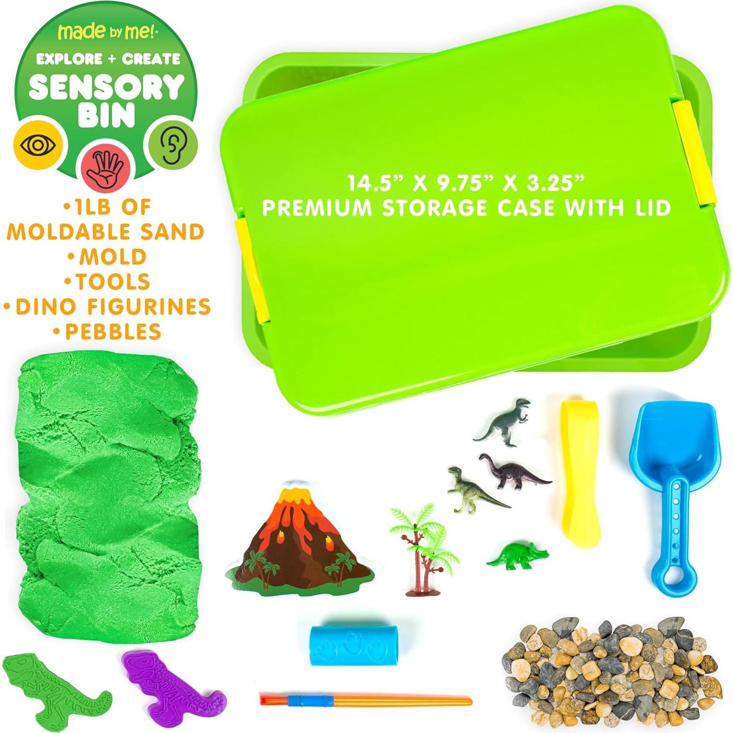 Caja Sensorial Dino Galaxia Hecho por mí 0.45 kg para Niños 3+