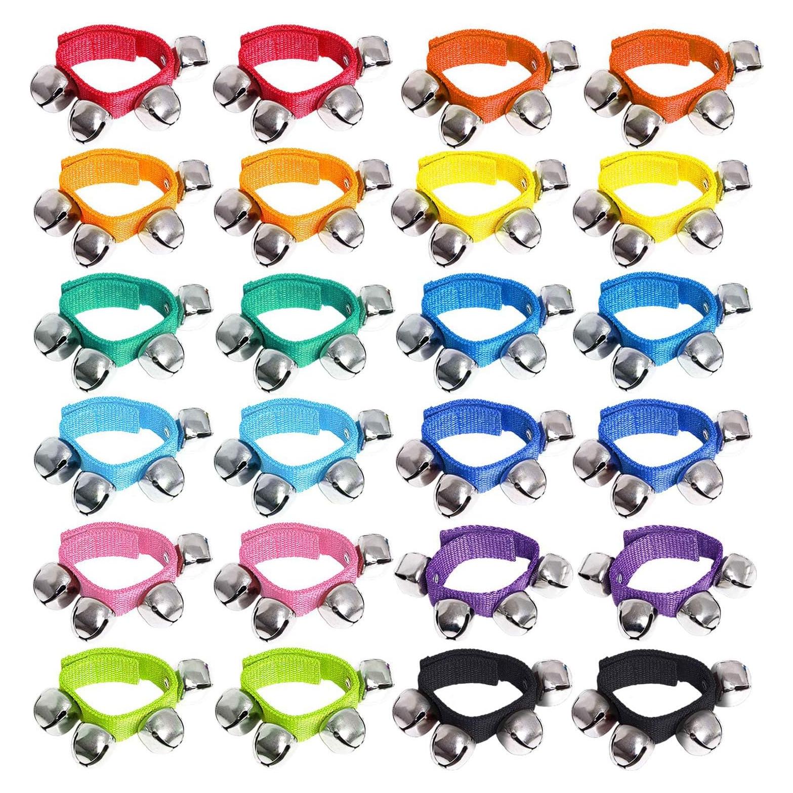 Campanas Jingle de Muñeca Augshy - 24 Piezas Coloridas