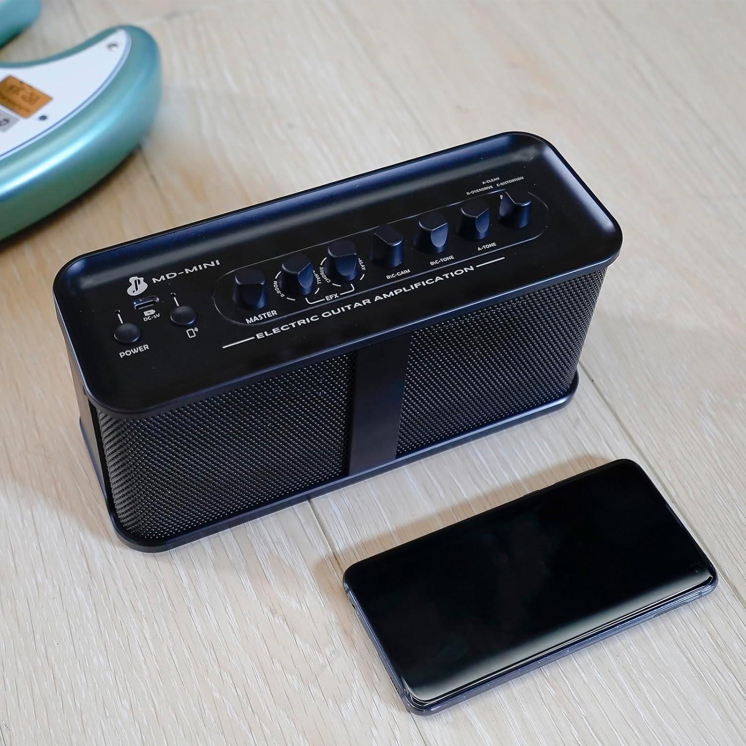 Amplificador de Guitarra Portátil Recargable MD-MINI 5W