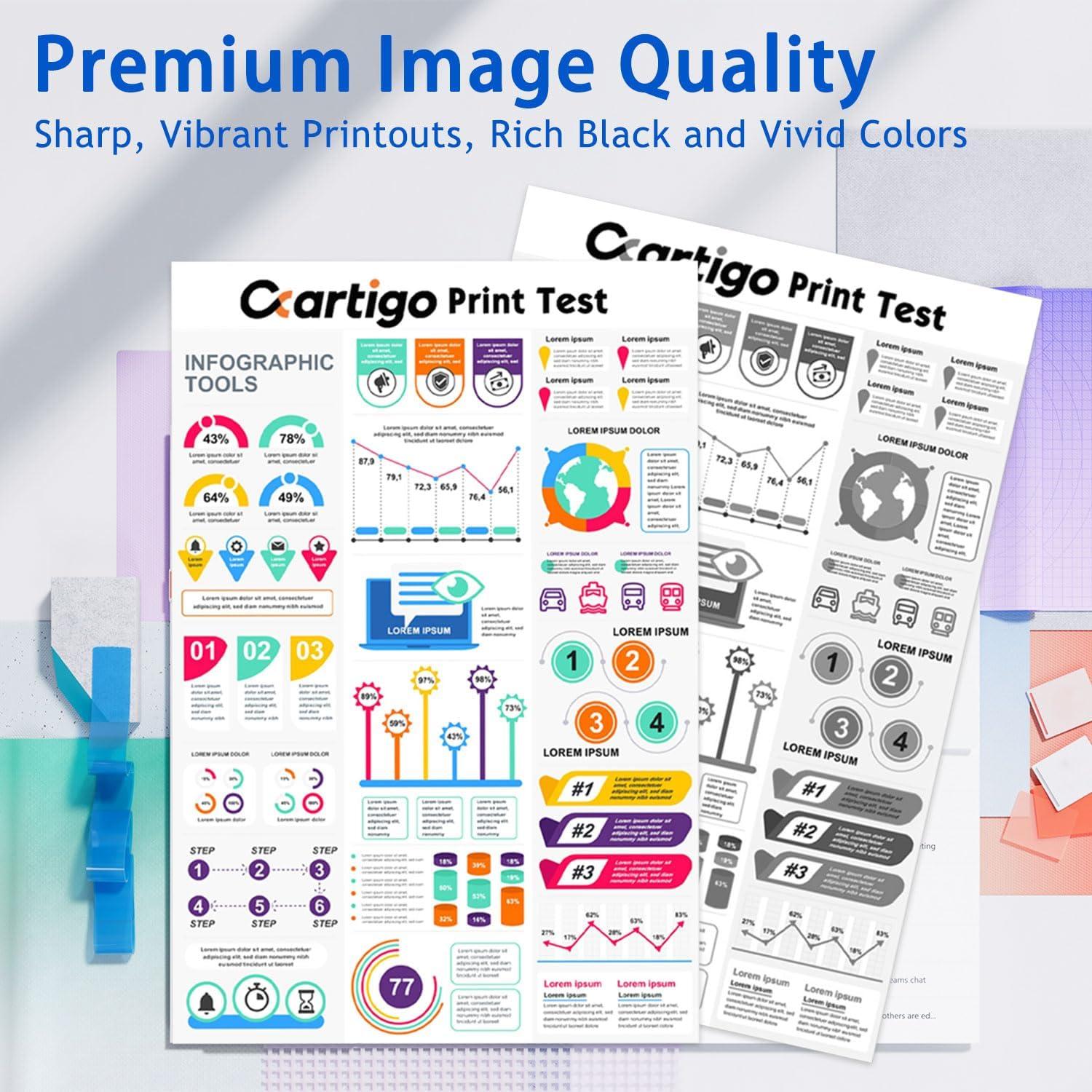 Cartucho de Tóner Negro Cartigo TN420 Paquete de 2